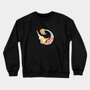 tie dye mermaid Crewneck Sweatshirt